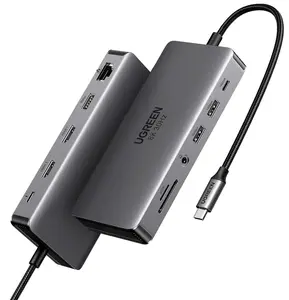 Ugreen 15965 11-in-1 USB-C Hub (10Gbps USB 3.2, Dual HDMI)