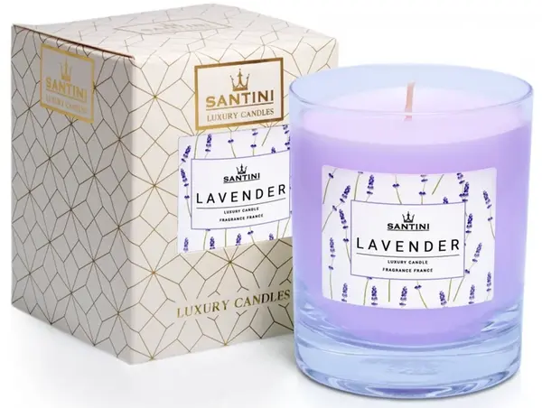 Santini Luxusní svíčka - Lavender