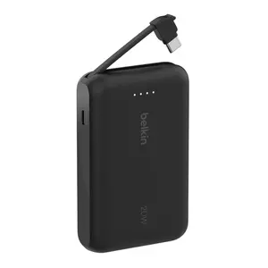Belkin 10000 mAh, PD 20W, USB-C, černá