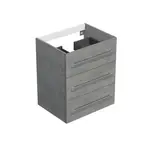 Kúpeľňová skrinka bez umývadla Naturel Cube 60x76,5x40 cm betón mat CUBE2603BEBU