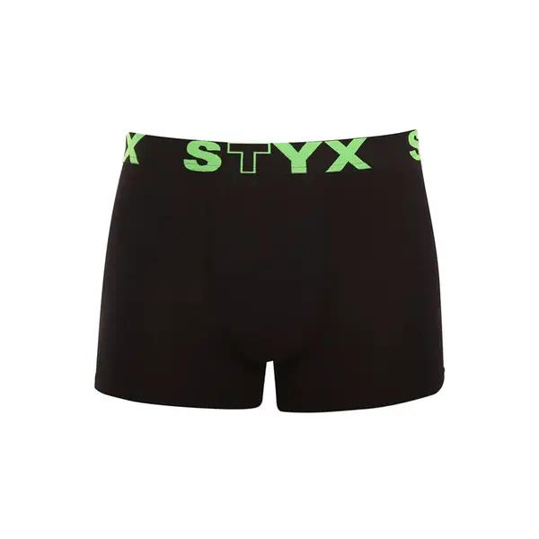 Styx Pánské boxerky sportovní guma černé (G962) XXL