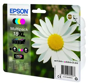 Epson 18XL T181640 C13T18164022 barevná (CMYK) originální cartridge