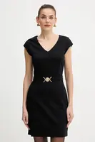 Šaty Guess CHRISSY černá barva, mini, W5BK21 KCMU2