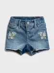 GAP Dětské džínové kraťasy emble denim shorts - Holky