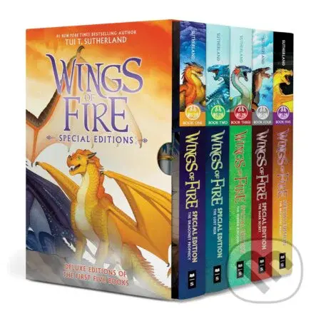 Wings of Fire 1-5 Special Edition Boxset - Tui T. Sutherland - kniha z kategorie Beletrie pro děti