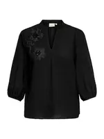 ONLY Carmakoma Blúzka 'CARLYNE'  čierna