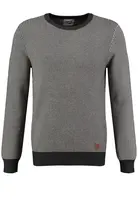 Key Largo Sveter 'Chelsea'  sivá / čierna