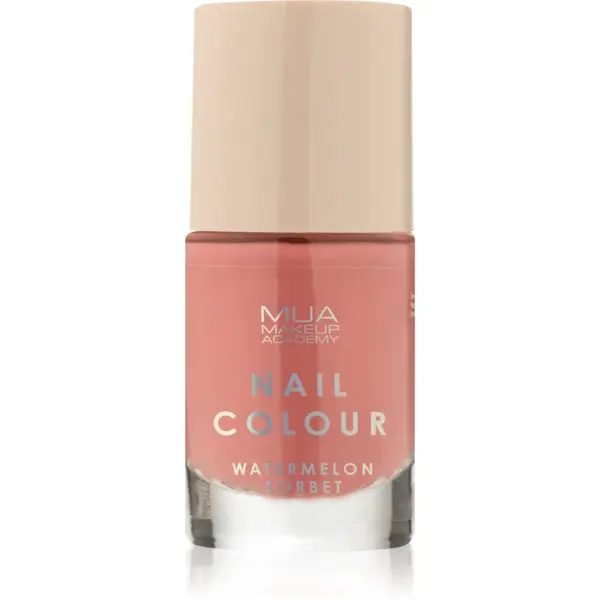 MUA Makeup Academy Nail Colour lak na nehty odstín Watermelon Sorbet 10 ml
