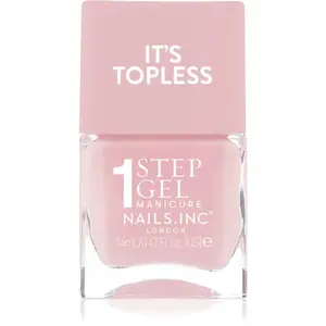 Nails Inc. It’s Topless gelový lak na nehty pro dlouhotrvající efekt odstín Florence 14 ml