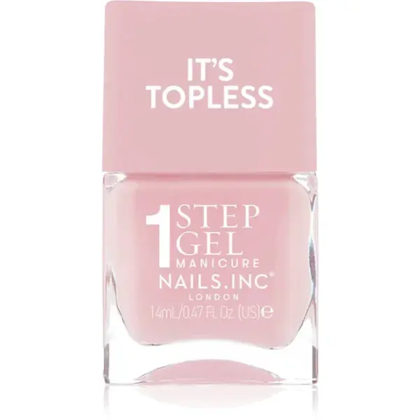 Nails Inc. It’s Topless gelový lak na nehty pro dlouhotrvající efekt odstín Florence 14 ml