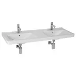 Jika Cubito dvojumývadlo 130x48,5 cm dva otvory pre batériu h8144200001041 1442.0.000.104.1