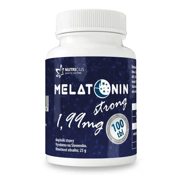 Nutricius Melatonin strong 1,99 mg 100 tablet