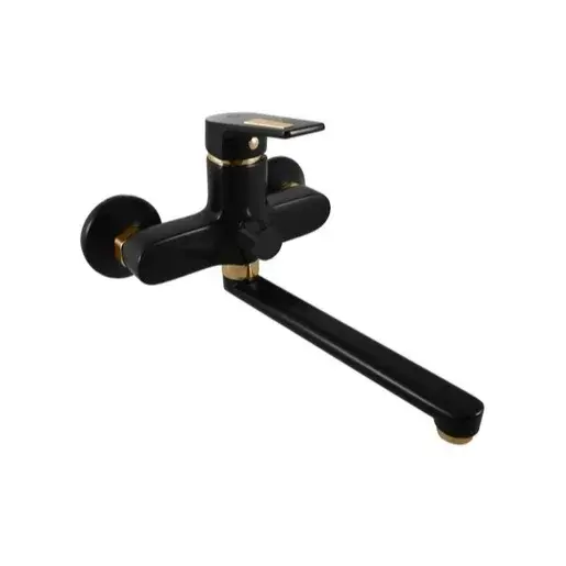 RAV SLEZÁK Colorado vaňová batéria s otočným ramienkom 100 mm černá matná/zlato CO353.0CMATZ