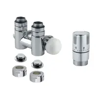 Termostatická sada ISAN rohová stredová pravá chróm na plast TERMSADA140R