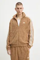 Mikina adidas Originals Boucle zelená farba, melanžová, KS5274