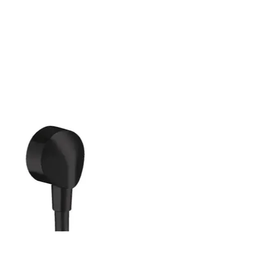 Hansgrohe FixFit podomietkový vývod na stenu matná čierna 27454670