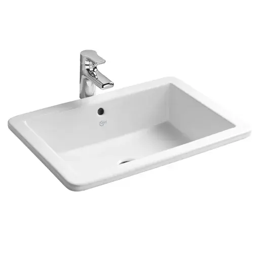 Zápustné umývadlo Ideal Standard Strada 59,5x43,5 cm bez otvoru pre batériu K078001