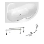 Asymetrická vaňa Laguna Fortuna Plus 170x100 cm akrylát ľavá SIKOFO1700LAPN