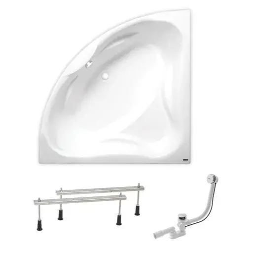 Rohová vaňa Laguna Cornelia 140x140 cm akrylát ľavá aj pravá SIKOCO1400AN