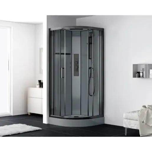 Sprchový box štvrťkruh 90x90 cm SAT SATBOXS90CT