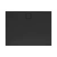 Sprchová vanička obdĺžniková SAT Vision 120x80 cm liaty mramor čierna SATSVVI12080C