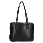 Dámská kožená kabelka na notebook The Chesterfield Brand Viamonta - černá