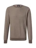 Petrol Industries Sveter  tmavošedá / farby bahna / biela