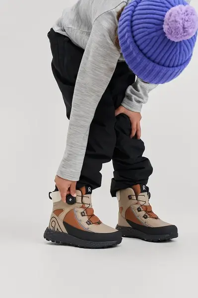 Detské zimné topánky Reima Hallava Quicklock