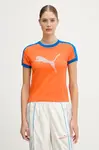 Tričko Puma PUMA x FENTY dámské, oranžová barva, 636184