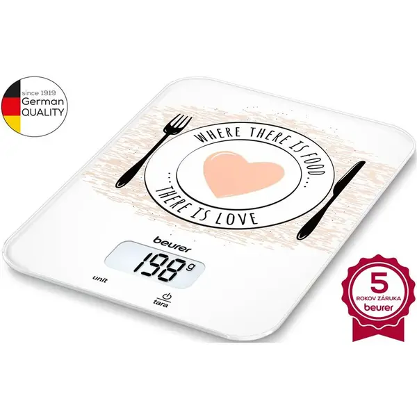 Váha kuchynská digitálna BEURER KS 19 Love