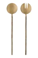 Salátové lžíce Bloomingville Gaith 28 x 5 cm žlutá barva