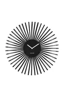 Nástěnné hodiny Karlsson Polo 48 cm černá barva