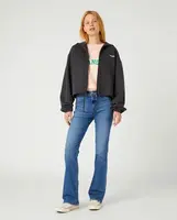 Dámské rifle WRANGLER W28B4736Y BOOTCUT RAVEN Velikost: 33/34