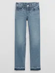 GAP Dívčí Dětské džíny straight mid rise 789576-00 Velikost: 14