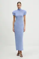 Šaty s příměsí vlny La Mania NOIR