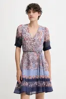 Šaty s příměsí hedvábí Hale BOB