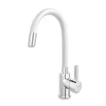 Novaservis Stojanková drezová batéria Ferro Flexi 70710 biela-chróm