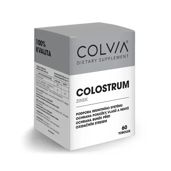 COLVIA Colostrum + Zinek 60 tobolek