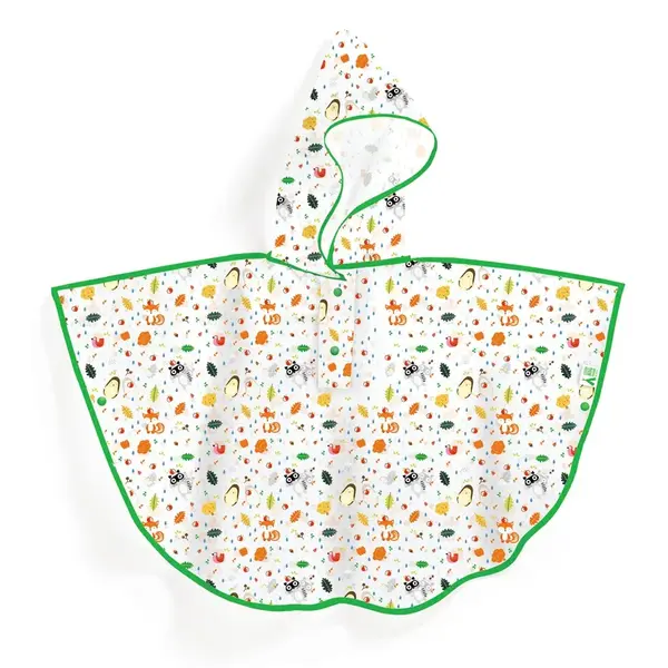 Detská pláštenka S - lesné zvieratá