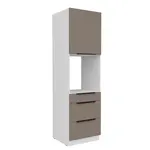 Vysoká skříňka pro vestavnou troubu Aria 60 DPS-210 3S 1F - Premium Box Barva korpusu: Bílá, Barva dvířek: TA - Sandgrau AFM