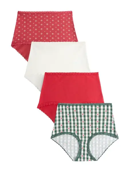 Next Nohavičky  béžová / zelená / červená / biela