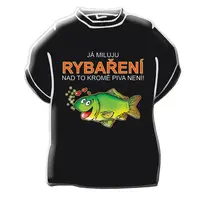 Originální tričko Já miluju rybaření vel. L