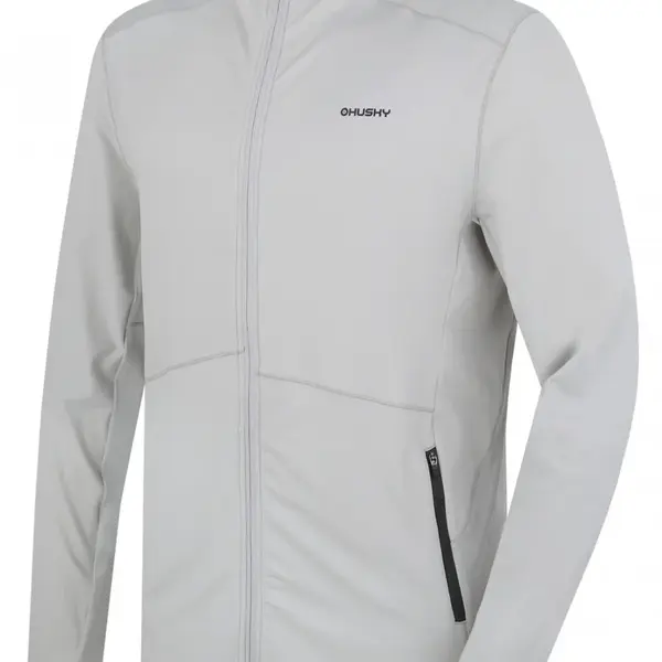 Husky Tarp zip M L, lt. grey Pánská mikina na zip
