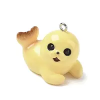 Marine Theme Opaque Resin Pendants