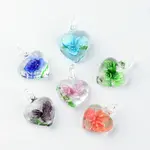 Handmade Luminous Lampwork Pendants