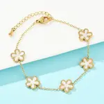 304 Stainless Steel Link Bracelets for Women