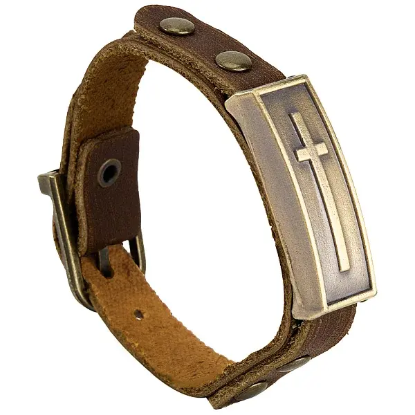 Adjustable Cowhide Leather Cord Bracelets for Women Men