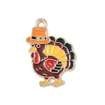 Thanksgiving Day Alloy Enamel Pendants