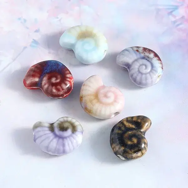 Handmade Porcelain Beads for DIY Bracelet Accessories
