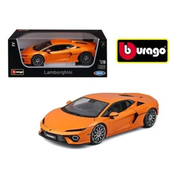 Bburago 1:18 TOP - Lamborghini Temerario - Oranžová